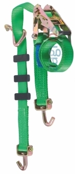 Dvodelni privezovalni trakovi za avtomobile, s koničnimi kavlji STF 300 daN