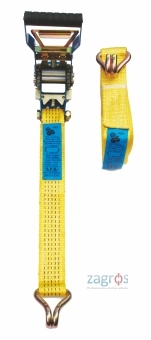 Dvodelni privezovalni trak ERGO s koničnima kavljema STF 500 daN